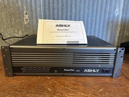 Ashly powerflex 670 channel - powerflex, 6-channel